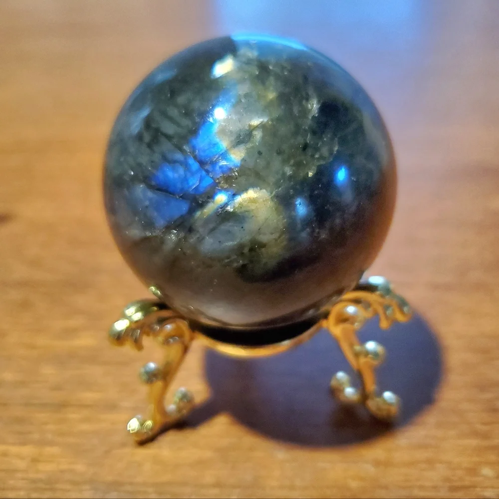 Labradorite Sphere Crystal - Picture 1 of 7